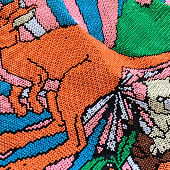 VTG Australian 60s JEWELRY TOTE animals 70s CUTE - Picture 5 of 7